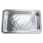 Genuine Joe Disposable Aluminum Pan, Full-Size, 280 oz., Cap, 50/CT, SR view 3