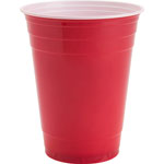 Genuine Joe Party Cups, 16oz., 1000/CT, Red view 4