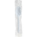 Genuine Joe Plastic Spoons, Ind-Wrapped, Med-Weight, 1000/CT, White view 3