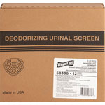 Genuine Joe Urinal Screen, 30/45 Days, 12/Pack, Cherry Scent/White view 1