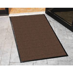 Genuine Joe Indoor/Outdoor Rubber & Polyproylene Floor Mat, 3' x 5', Brown view 2