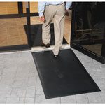 Genuine Joe Super Tread Rubber Floor Mat, 3' x 5', Black view 3