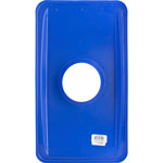 Genuine Joe Recycle Hold Lid, 23 Gallon, Blue view 3