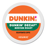 Dunkin' Donuts K-Cup Pods, Dunkin' Decaf, 22/Box view 1