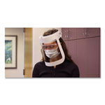 SCT Face Shield, 20.5 to 26.13 x 10.69, One Size Fits All, White/Clear, 225/Carton view 1