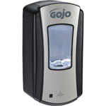 Gojo LTX-12 Touch-free Foam Soap Dispenser, Automatic, 1.27 quart Capacity, Site Window, Refillable, Touch-free, Lockable, Skylight, Chrome, Black, 4/Carton view 2