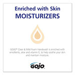 Gojo Clear & Mild Foam Handwash Refill, Fragrance-Free, 700 mL, Clear, 4/Carton view 2