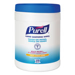 Purell Sanitizing Hand Wipes, 6 x 6 3/4, White, 270/Canister, 6 Canisters/Carton orginal image