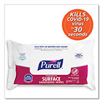 Purell Foodservice Surface Sanitizing Wipes, 7.4 x 9, Fragrance-Free, 72/Pouch, 12 Pouches/Carton view 3