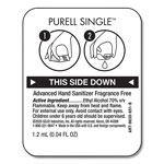 Purell Single Use Advanced Gel Hand Sanitizer, 1.2 mL, Packet, Clear, 2,000/Carton view 1