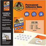 Gorilla Glue Permanent Adhesive Dots - 150 / Pack - Clear view 1