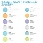 ActiveAire Low-Splash Deodorizer Urinal Screen, Citrus, 12 Screens/Case view 5