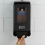 Pacific Blue Ultra Wall-Mounted Manual Foaming Soap/Sanitizer Dispenser, Black, 5.6x4.4x11.5 view 1
