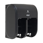 Compact® 4-Roll Quad Coreless High-Capacity Toilet Paper Dispenser, Black, 11.75 x 13.25 view 1