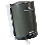 Sofpull Junior C-Pull Towel Dispenser, 7 1/10w x 6 11/16 x 10 3/4, Translucent Smoke view 2