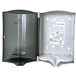 Sofpull Junior C-Pull Towel Dispenser, 7 1/10w x 6 11/16 x 10 3/4, Translucent Smoke view 5