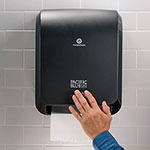 Pacific Blue Ultra High Capacity Paper Towel Dispenser, Automated, 12.9 x 9 x 16.8, Black view 1