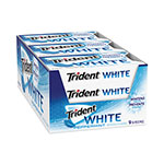 Trident® Sugar-Free Gum, White Peppermint,16 Pieces/Pack, 9 Packs/Box view 3