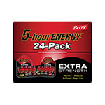 5-Hour Energy Extra Strength Energy Drink, Berry, 1.93 oz Bottle, 24/Pack view 1
