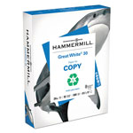 Hammermill Great White 30 Recycled Print Paper, 92 Bright, 20lb, 8.5 x 11, White, 500 Sheets/Ream, 10 Reams/Carton orginal image