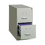 Hirsh Vertical Letter File Cabinet, 2 Letter Size File Drawers, Light Gray, 15 x 26.5 x 28.37 view 1