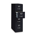 Hirsh Vertical Letter File Cabinet, 4 Letter-Size File Drawers, Black, 15 x 26.5 x 52 view 5