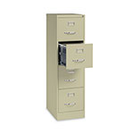 Hirsh Vertical Letter File Cabinet, 4 Letter-Size File Drawers, Putty, 15 x 22 x 52 view 3