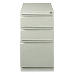 Hirsh Full-Width Pull 20 Deep Mobile Pedestal File, Box/Box/File, Letter, Lt Gray, 15 x 19.88 x 27.75 view 2