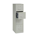 Hirsh Vertical Letter File Cabinet, 4 Letter-Size File Drawers, Light Gray, 15 x 22 x 52 view 3