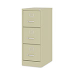 Hirsh Vertical Letter File Cabinet, 3 Letter-Size File Drawers, Putty, 15 x 22 x 40.19 view 3
