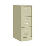 Hirsh Vertical Letter File Cabinet, 3 Letter-Size File Drawers, Putty, 15 x 22 x 40.19 view 5