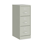 Hirsh Vertical Letter File Cabinet, 3 Letter-Size File Drawers, Light Gray, 15 x 22 x 40.19 view 1