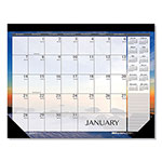 House Of Doolittle Recycled Earthscapes Desk Pad Calendar, Seascapes Photography, 22 x 17, Black Binding/Corners,12-Month (Jan to Dec): 2024 view 1