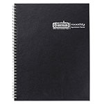 House Of Doolittle Monthly Hard Cover Planner, 11 x 8.5, Black Cover, 14-Month (Dec to Jan): 2023 to 2025 view 2