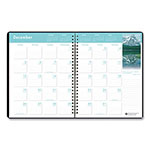 House Of Doolittle Earthscapes Recycled Ruled Monthly Planner, Landscapes Color Photos, 11 x 8.5, Black Cover, 14-Month (Dec-Jan): 2023-2025 view 3