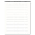 House Of Doolittle Recycled Professional Weekly Planner, 15-Minute Appts, 11 x 8.5, Black Wirebound Soft Cover, 24-Month (Jan-Dec): 2024-2025 view 2