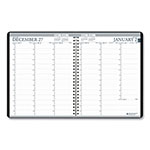 House Of Doolittle Recycled Professional Weekly Planner, 15-Minute Appts, 11 x 8.5, Black Wirebound Soft Cover, 24-Month (Jan-Dec): 2024-2025 view 5