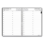 House Of Doolittle 24/7 Recycled Daily Appointment Book/Monthly Planner, 10 x 7, Black Cover, 12-Month (Jan to Dec): 2024 view 4