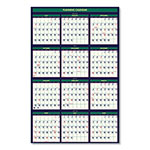 House Of Doolittle Four Seasons Business/Academic Recycled Wall Calendar, 24 x 37, 12-Month (July-June): 2023-2024, 12-Month (Jan to Dec): 2024 view 1