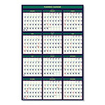 House Of Doolittle Four Seasons Business/Academic Recycled Wall Calendar, 24 x 37, 12-Month (July-June): 2023-2024, 12-Month (Jan to Dec): 2024 view 2