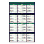 House Of Doolittle Four Season Erasable Business/Academic Recycled Wall Calendar, 24 x 37, 12-Month(July-June):2023-2024, 12-Month(Jan-Dec):2024 view 2