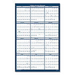 House Of Doolittle Academic Year Recycled Poster Style Reversible/Erasable Yearly Wall Calendar, 24 x 37, 12-Month (July to June): 2023 to 2024 view 1