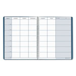 House Of Doolittle Teacher's Planner, Embossed Simulated Leather Cover, 11 x 8-1/2, Blue view 1