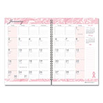 House Of Doolittle Breast Cancer Awareness Recycled Ruled Monthly Planner/Journal, 10 x 7, Pink Cover, 12-Month (Jan to Dec): 2024 view 3