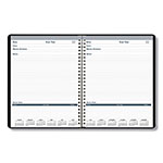 House Of Doolittle Recycled Meeting Note Planner, 11 x 8.5, Black Cover, 12-Month (Jan to Dec): 2024 view 2