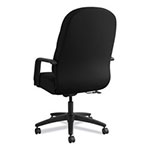 Hon Pillow-Soft 2090 Series Executive High-Back Swivel/Tilt Chair, Supports up to 300 lbs., Black Seat/Black Back, Black Base view 1
