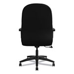 Hon Pillow-Soft 2090 Series Executive High-Back Swivel/Tilt Chair, Supports up to 300 lbs., Black Seat/Black Back, Black Base view 3