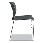 Hon Olson Stacker High Density Chair, Lava Seat/Lava Back, Chrome Base, 4/Carton view 5