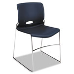 Hon Olson Stacker High Density Chair, Regatta Seat/Regatta Back, Chrome Base, 4/Carton orginal image