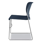 Hon Olson Stacker High Density Chair, Regatta Seat/Regatta Back, Chrome Base, 4/Carton view 2
